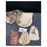 Leather pouches