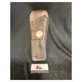 Leather gun holster
