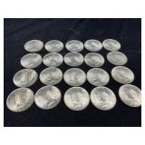 1923 Roll Peace $1 BU Roll