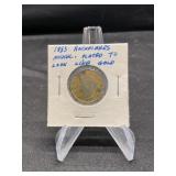 1883 No Cents Nickel 'Gold Plated'