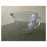 Glass measuring bowl