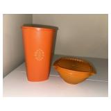 Vintage Orange Tupperware