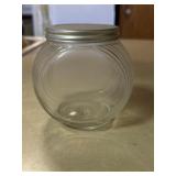 Vintage jar with lid