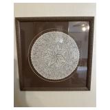 Framed doilie art