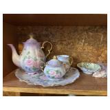 Tea serving set, decor, misc