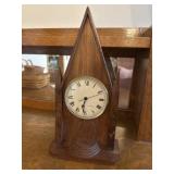 Wooden steeple clock