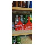 Vintage Coke glass bottles
