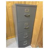 Metal filing cabinet
