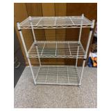 Metal shelf