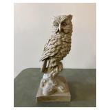 Santini resin owl statue