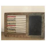 Vintage Abacus with chalkboard