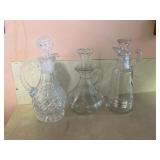 Glass decanters