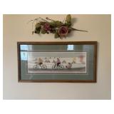 Framed bicycle print