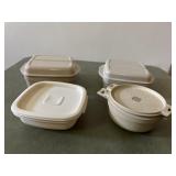 Vintage refrigerator bowls and containers