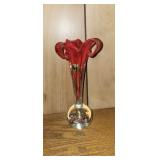 Murano glass vase
