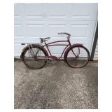 Vintage Atlantic, Iowa paperboy bicycle