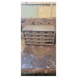 Small metal parts organizer