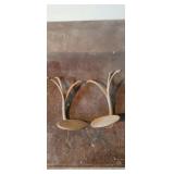 Vintage cast iron buggy steps