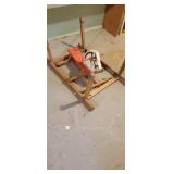 Vintage wooden rocking horse