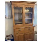 Antique oak kitchen cabinet