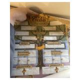 Vintage paper family tree