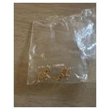 14kt GD elephant earrings