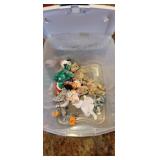 Tote with beanie babies