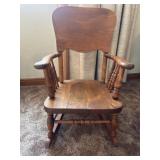 Vintage childrenï¿½s rocking chair