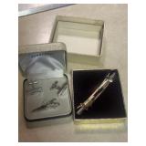 Tie clips and cuff links