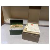 Grandmas recipes in boxes