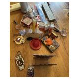 Owls, spice tins. Misc