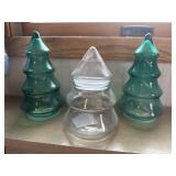Glass Christmas trees