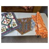 Runners and fleece blanket