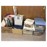 Sewing fabric, scraps, miscellaneous