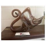 Vintage Blown Glass Swan