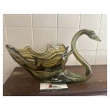 Blown Glass Swan
