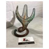 Murano Hand Blown Glass Vase