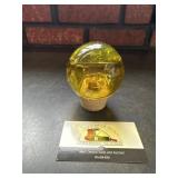 Unique, resin cork bottle stopper