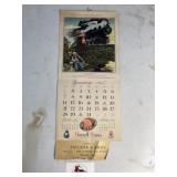 1945 Advertising Calendar Schuyler Nebraska