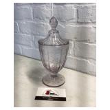 Vintage Covered Glass Apothecary Jar