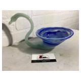 Blown Glass Swan