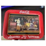 Metal avoca Cola tray