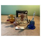 Vintage  perfume bottles and glassware