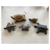 Metal Turtle Decor