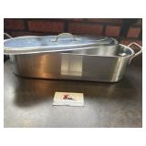 Stainless steel fish poacher
