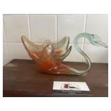 Blown Glass swan