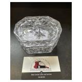 Glass trinket box