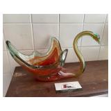 Blown Glass Swan