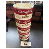 Ceramic Campbells soup bowls
