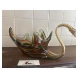 Blown Glass Swan